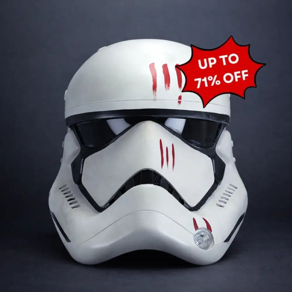 First Order Stormtrooper Finn FN-2187 Bloody helmet – Selecta Sabers