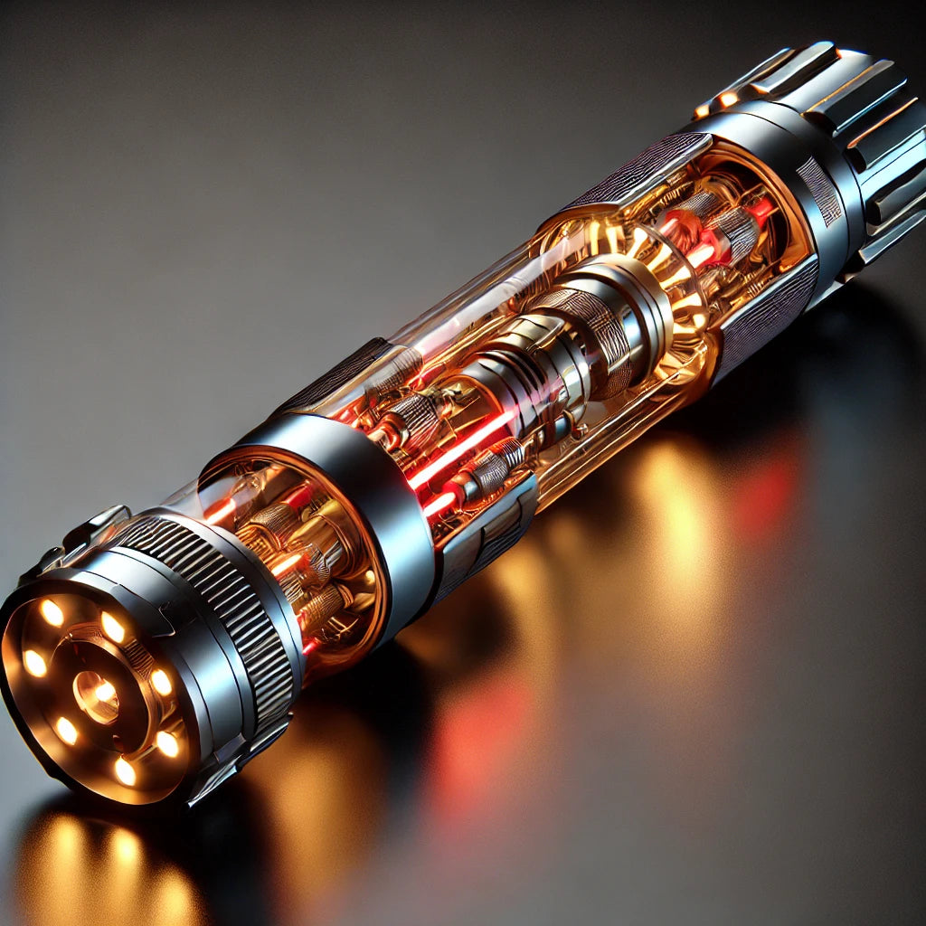DALL_E_2024-09-19_16.05.01_-_A_detailed_3D_model_of_a_futuristic_lightsaber_inspired_by_the_design_of_the_provided_image._The_lightsaber_should_feature_a_metallic_hilt_with_gold.webp