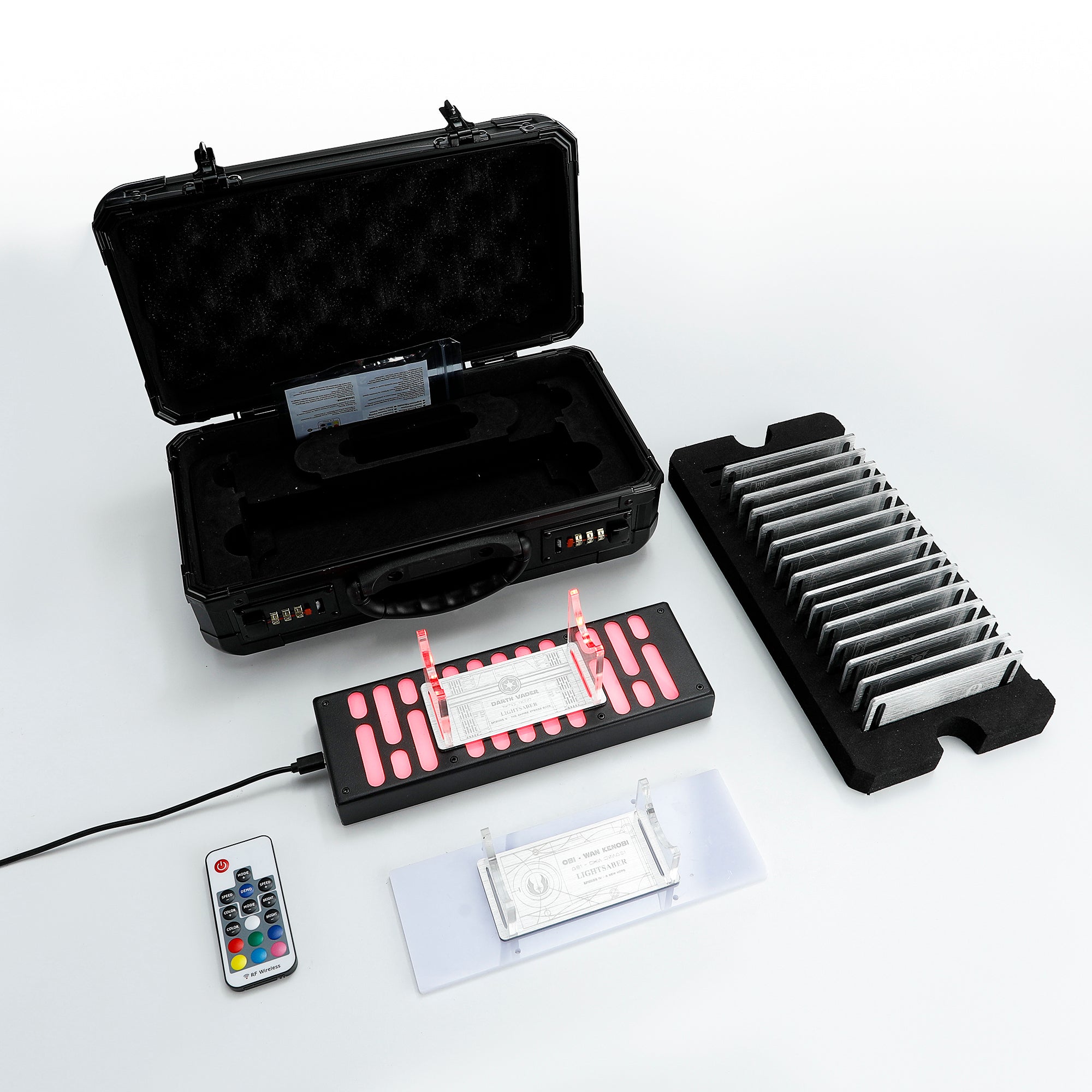 Full Set ( Box, Saber Stand and Name Cards)