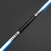 Helix Saber Baselit-RGB V3 / 36’’ (92cm) (Standard) / Double-Bladed Staff Silver (Coupler Included) Giocattoli
