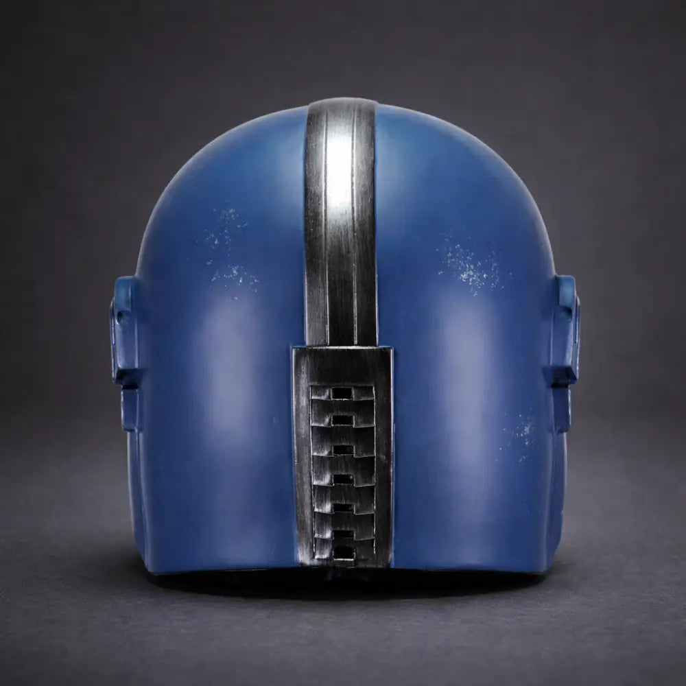 Blue Mandalorian Commmander Trooper - helmet