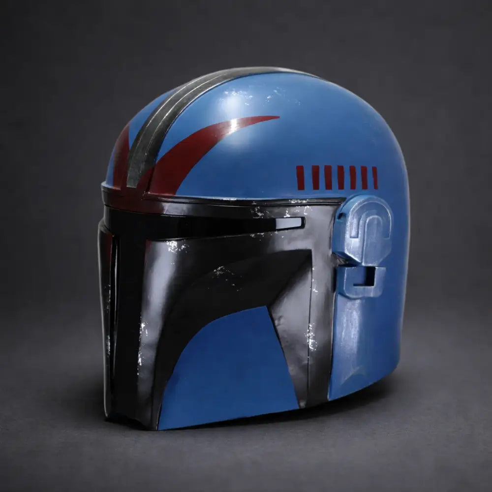 Blue Mandalorian Commmander Trooper - helmet