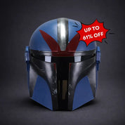 Blue Mandalorian Commmander Trooper - helmet